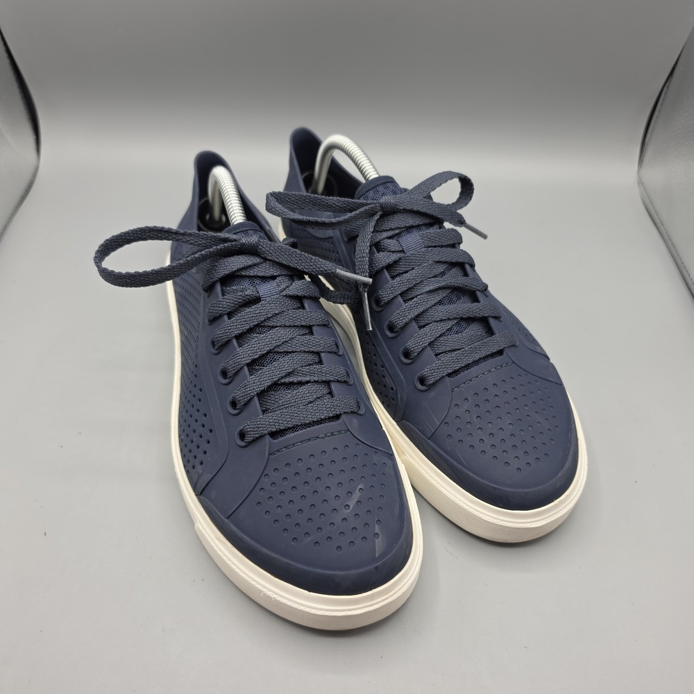Crocs Citilane Roka Court Sneakers Shoes Mens 10 Navy Blue Rubber‎ Breathable